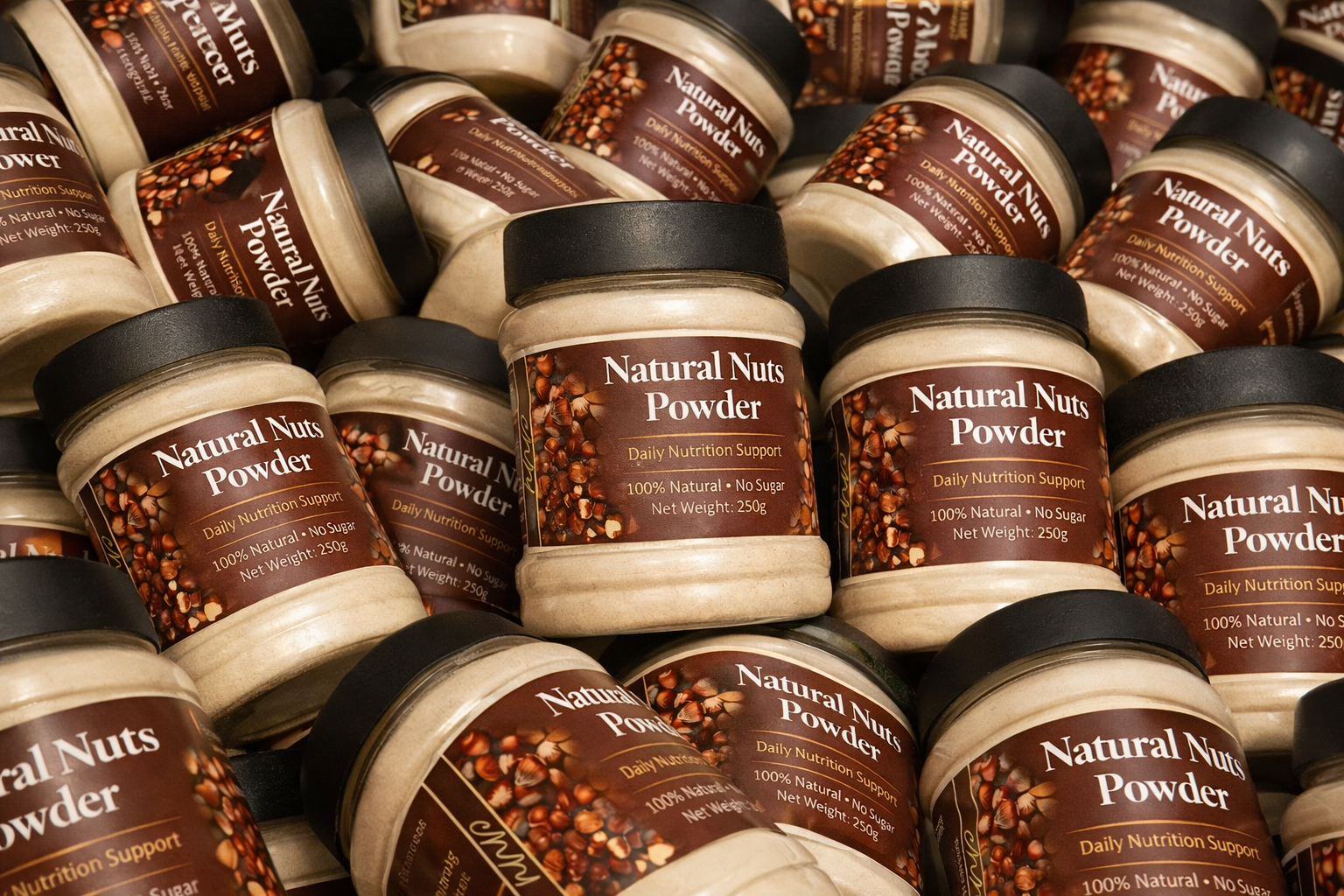 Natural Nuts Powder for Daily Nutrition | 100% Natural, Sugar Free | 240g