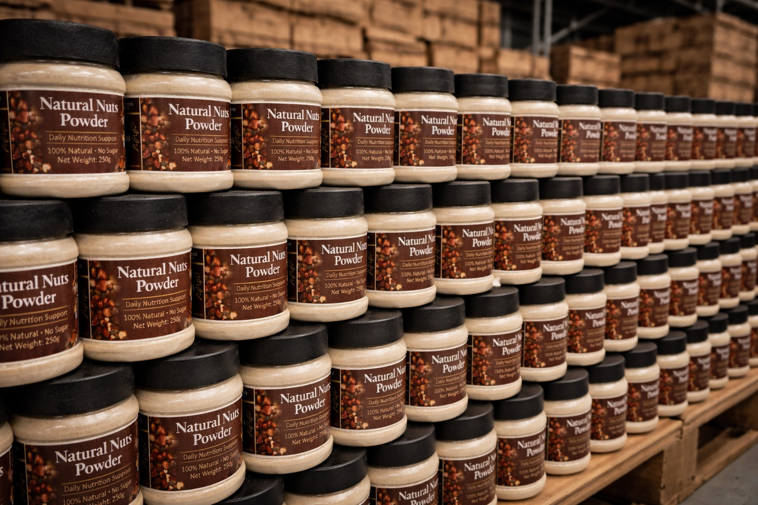 Natural Nuts Powder for Daily Nutrition | 100% Natural, Sugar Free | 240g